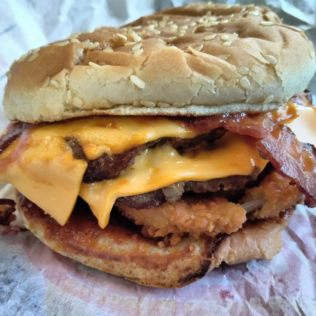 Double Western Bacon Cheeseburger