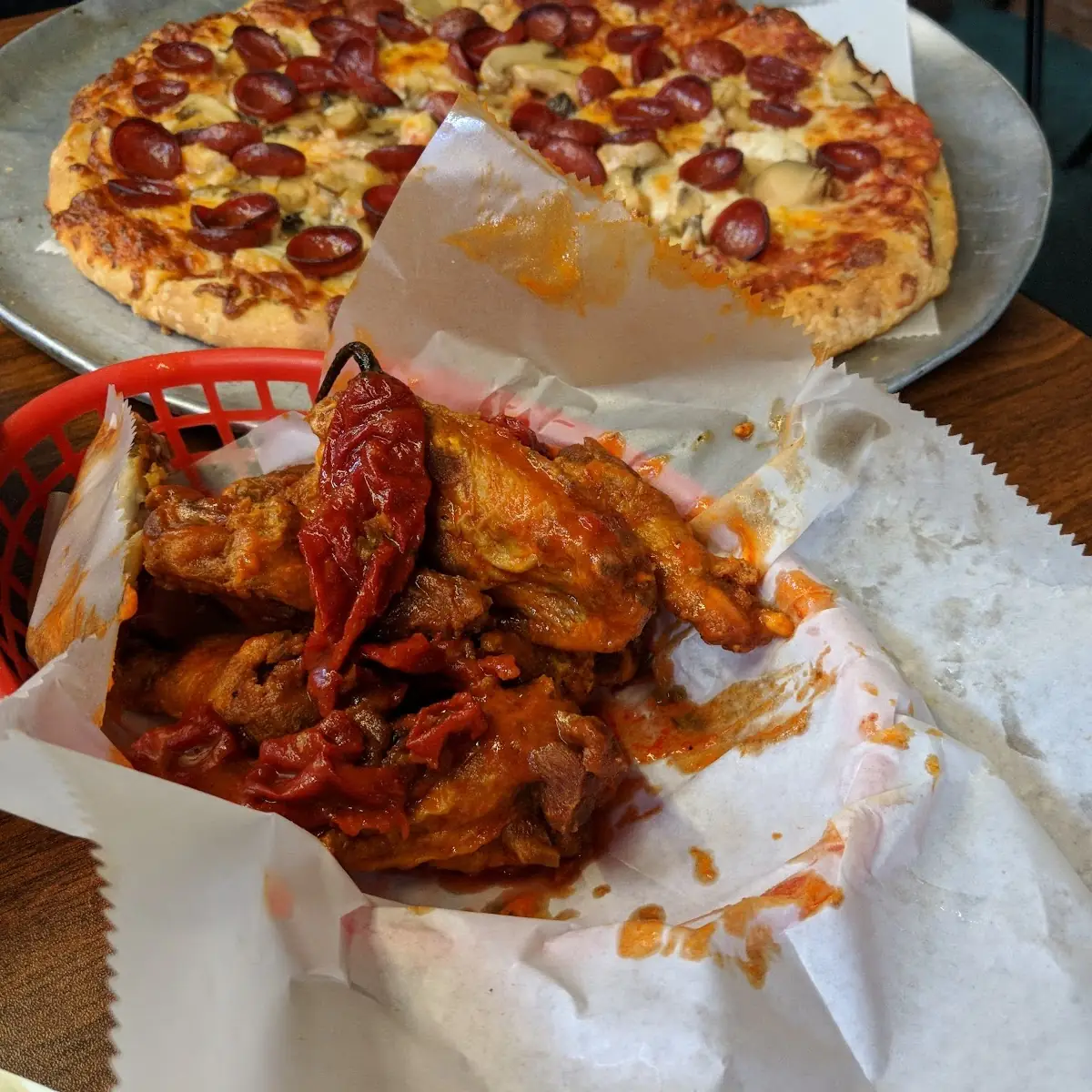 Ghost Pepper Chicken Wings