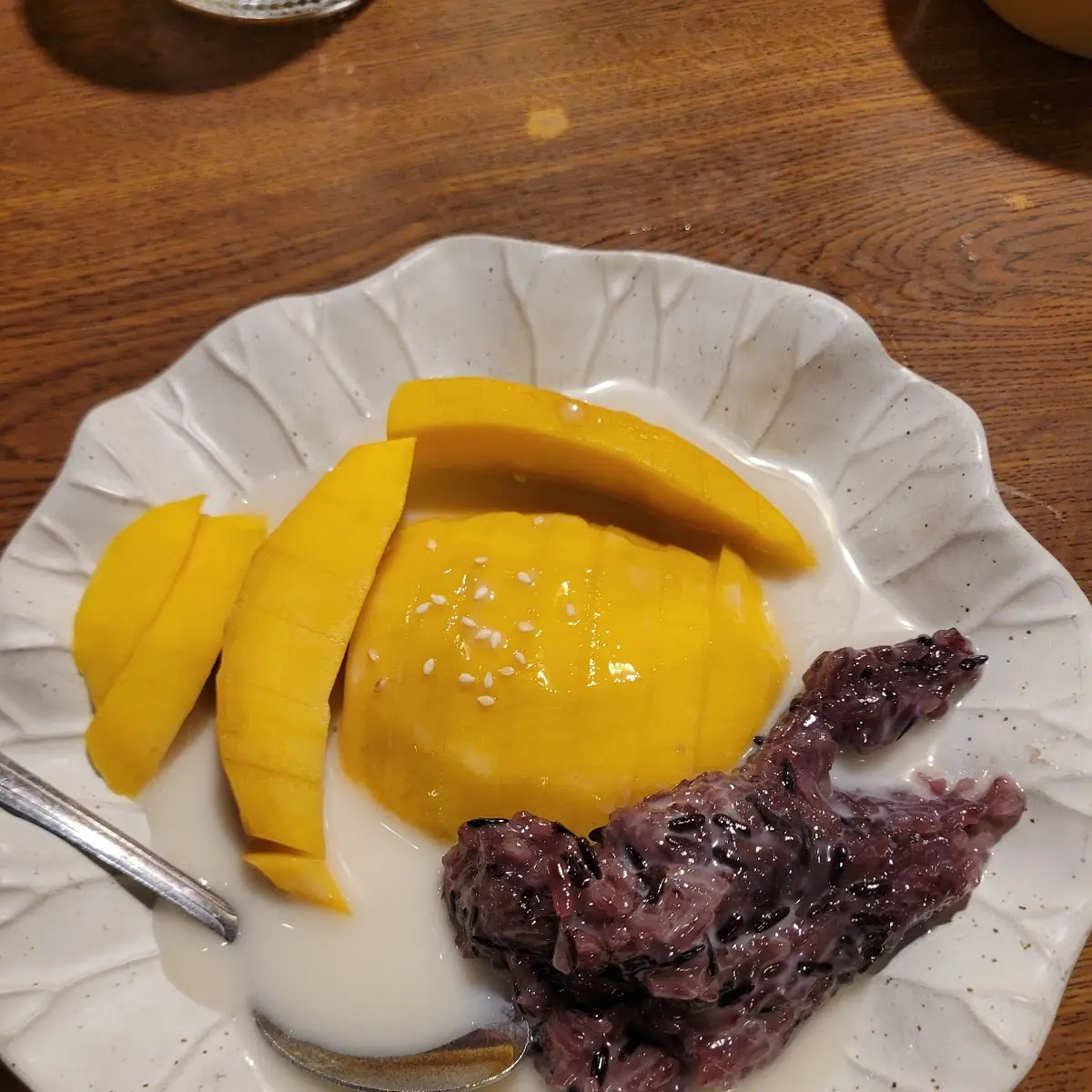 Mango with Black Sticky Rice GF