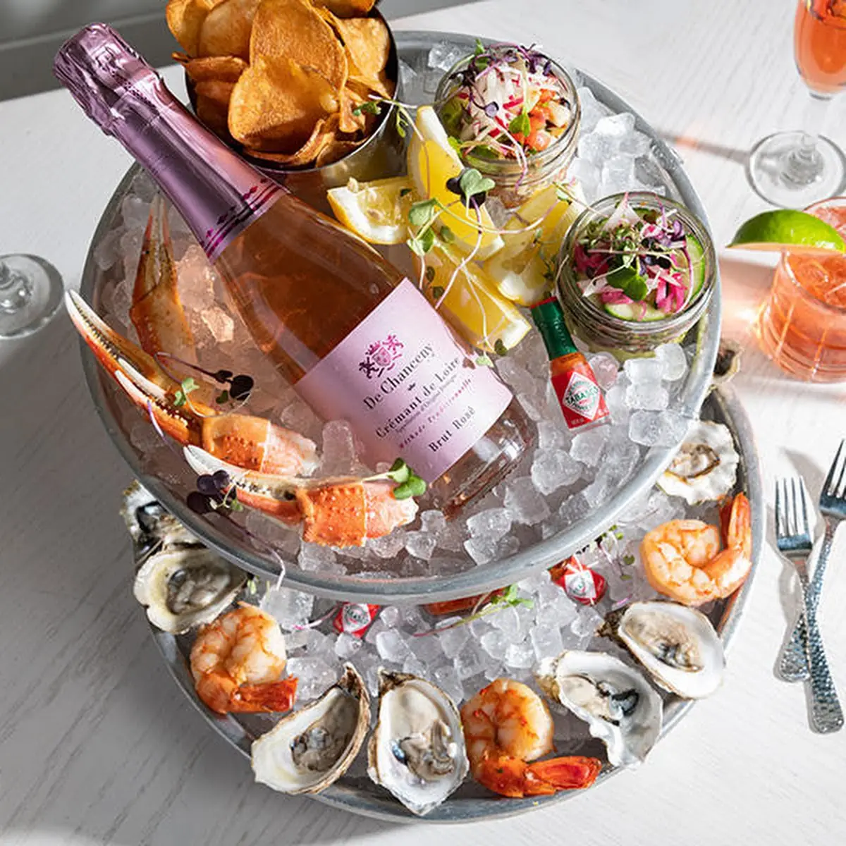 Sparkling Seafood Tower