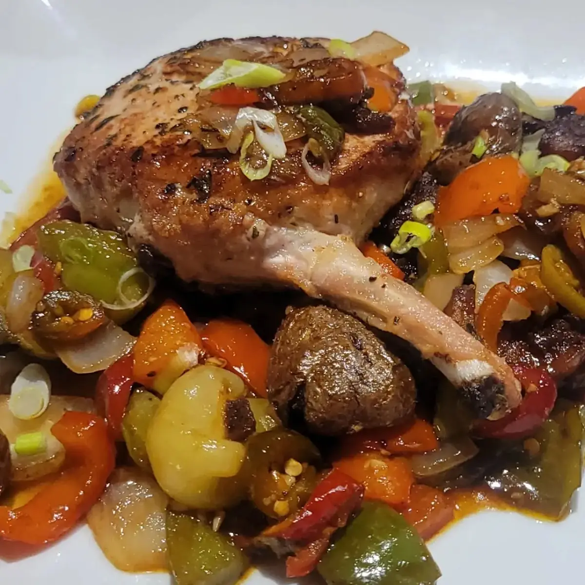 Pork Chop Calabrese
