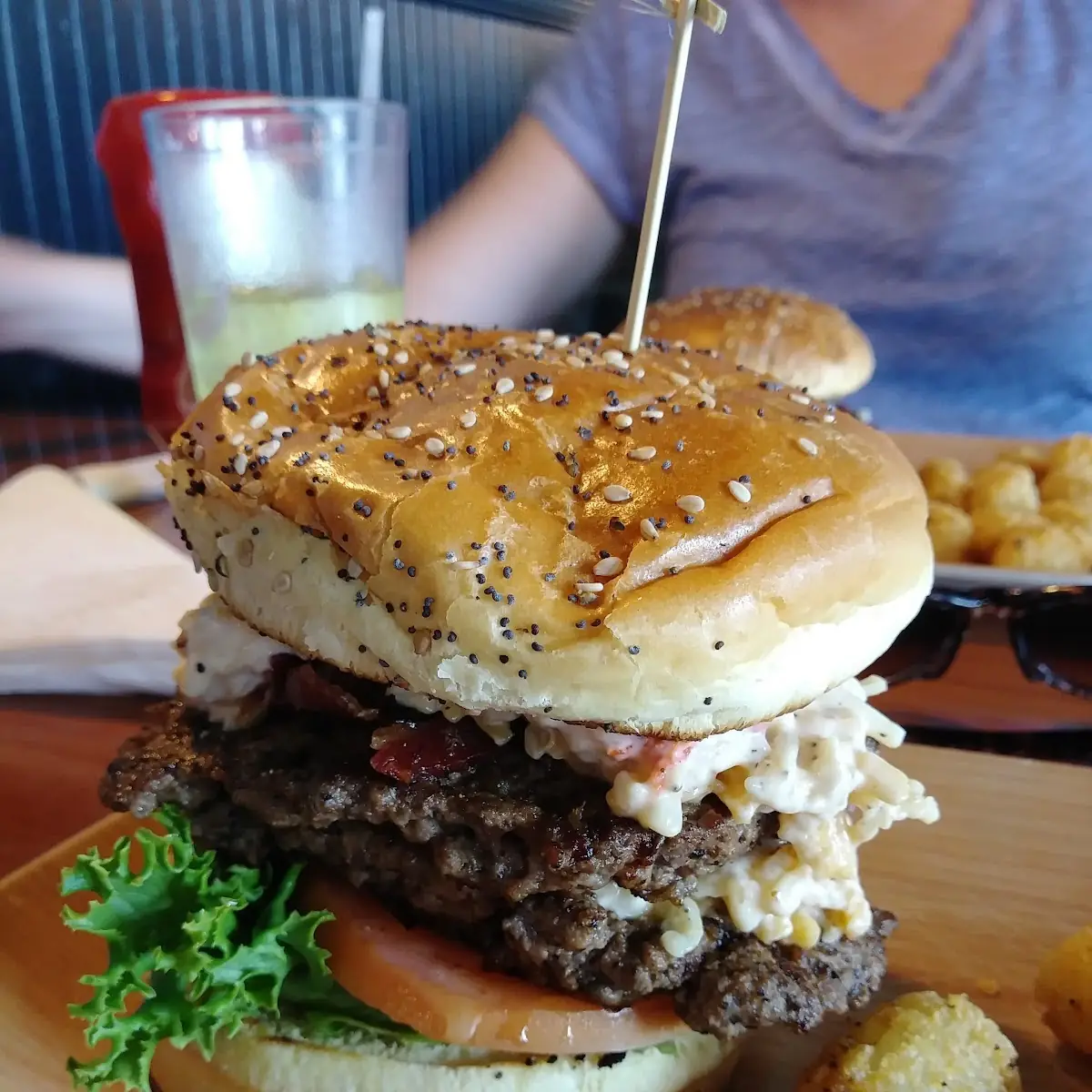 Pimento Cheese Bacon Burger