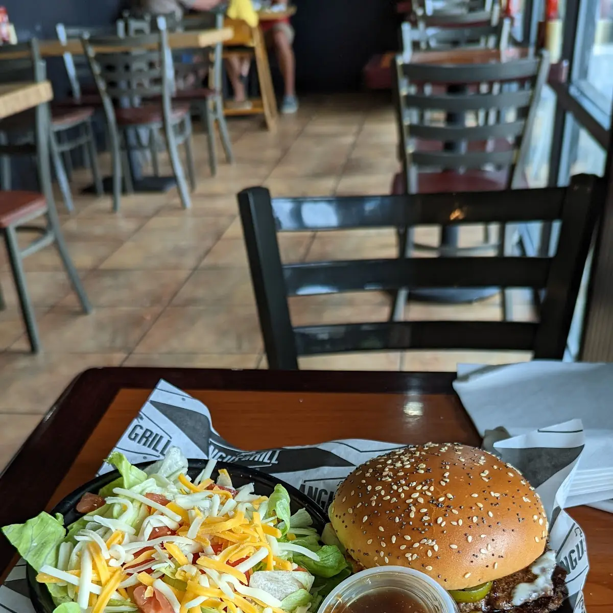 Side Salad Sweet Sriracha Double Burger
