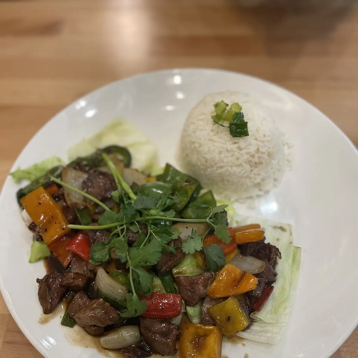 Ribeye Steak with Rice