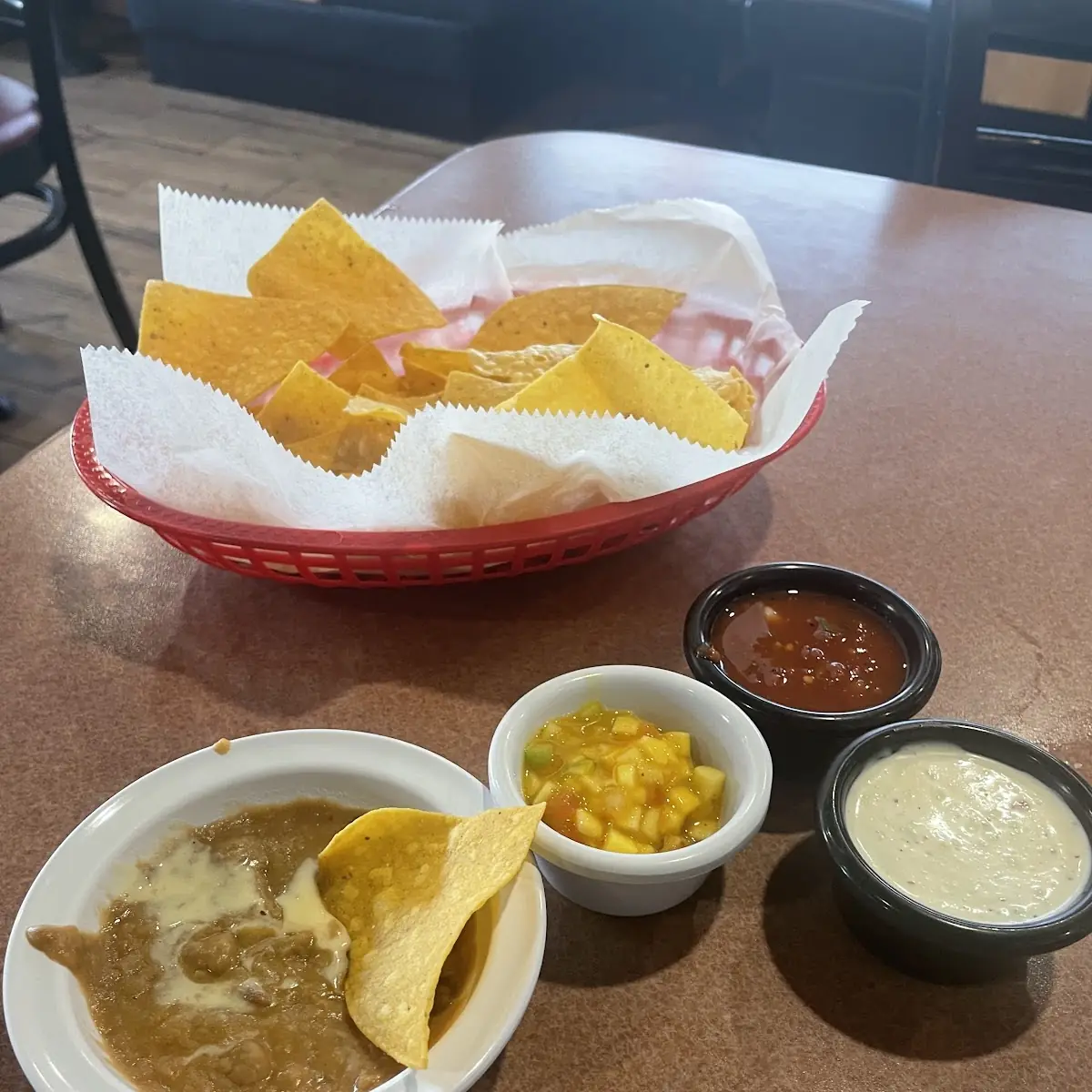 Tortilla Chips with Sauces