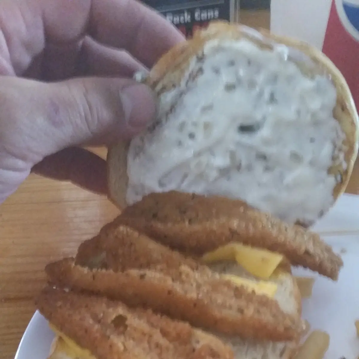 Perch Sandwich N Fries