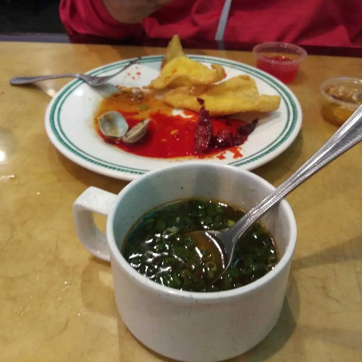 Crab Rangoon and Cainese Soup