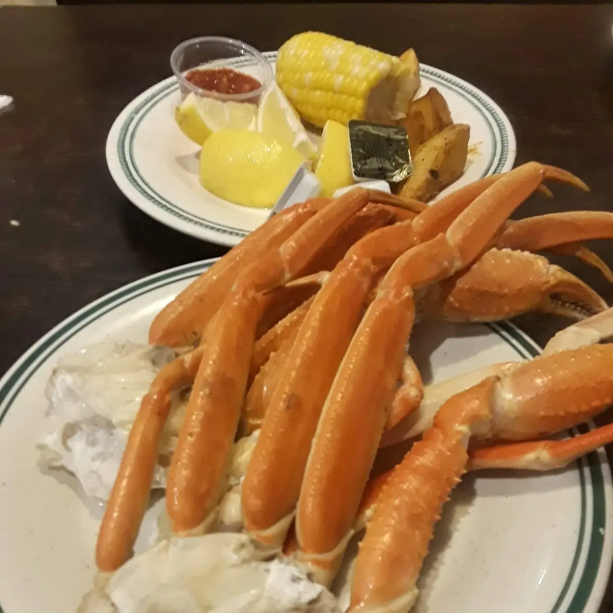 Steamed Snow Crab Legs