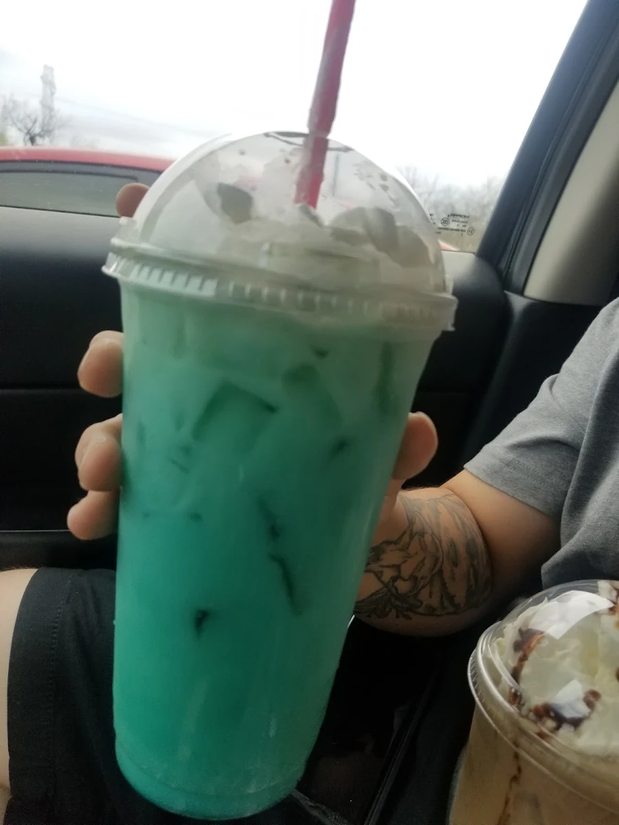 Blue Raspberry Red Bull Italian Soda
