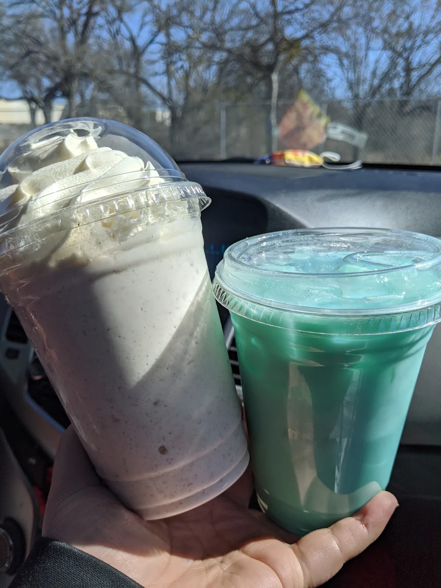 Iced Chai Latte with Salted Caramel