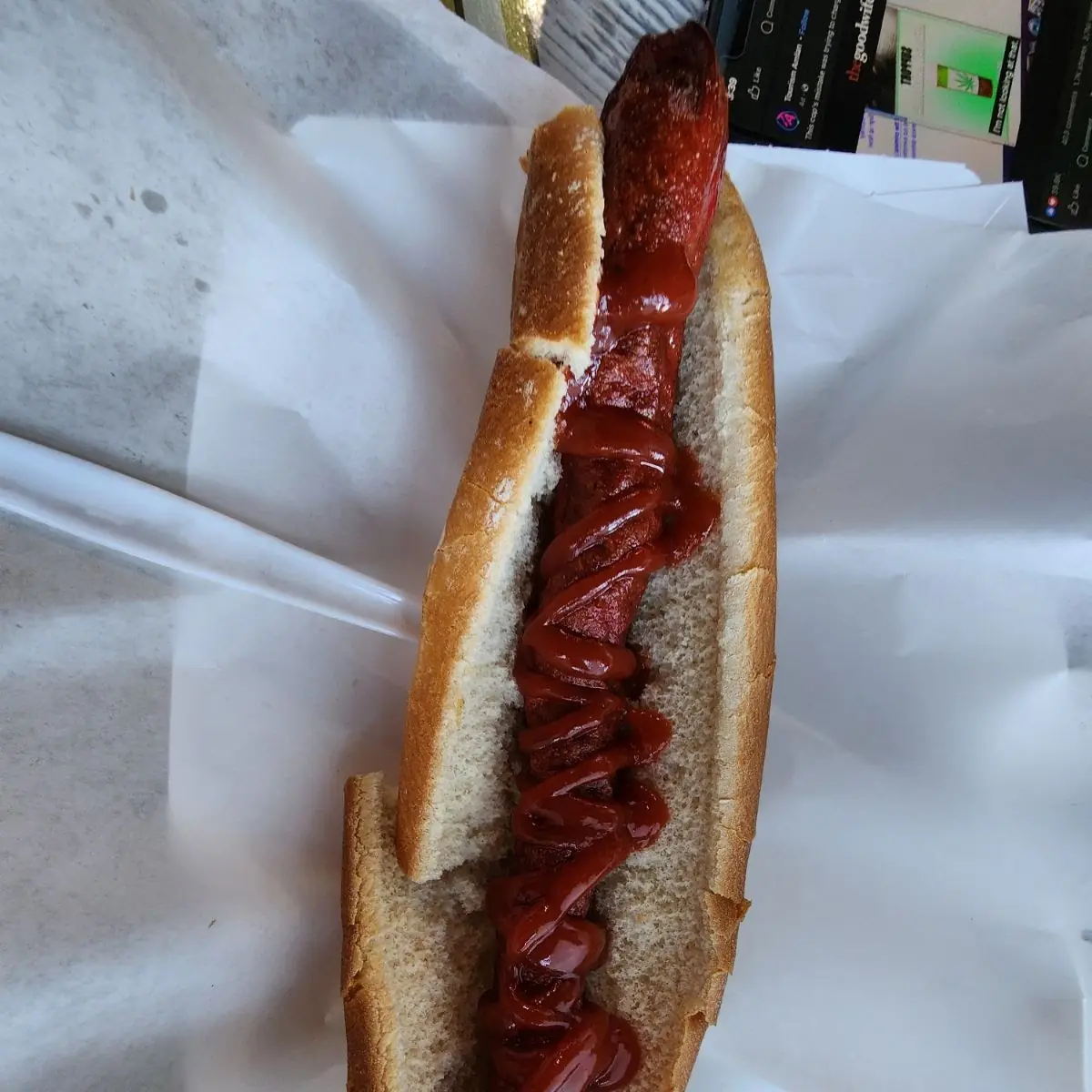 Foot Long Hot Dog