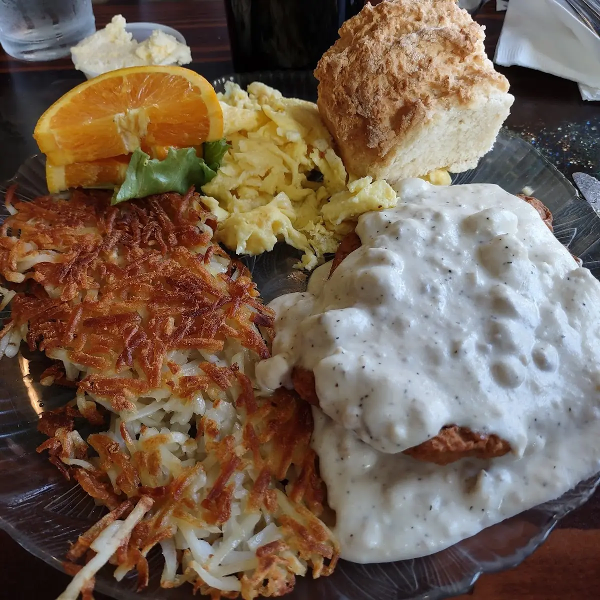Chicken Fried Steak and Eggs