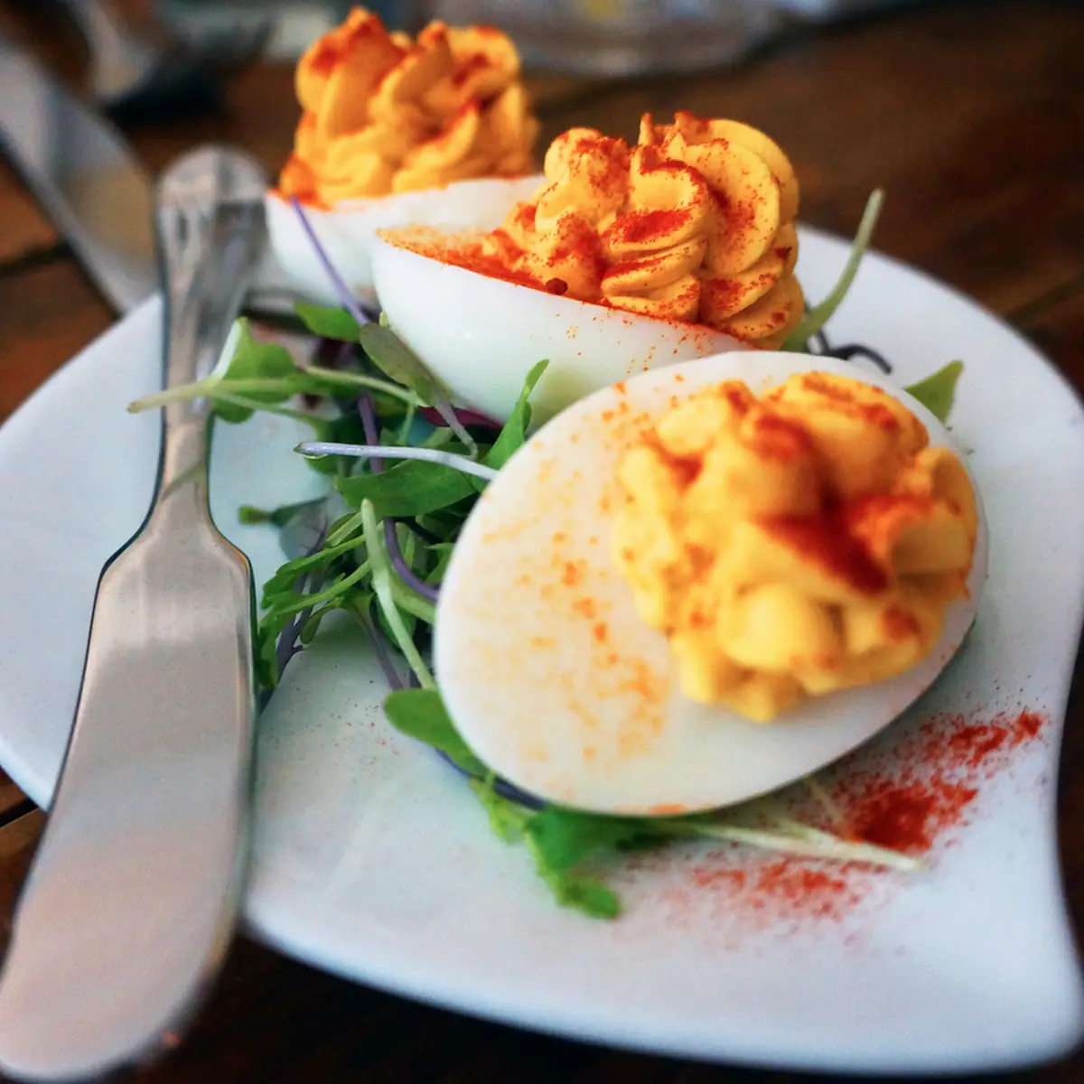 Deviled Eggs with Smoked Paprika