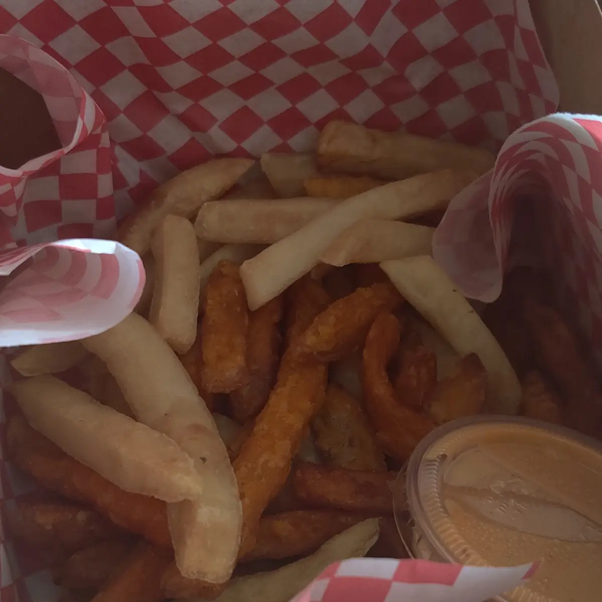Philly Cheese BAE with Sweet Potato Fries
