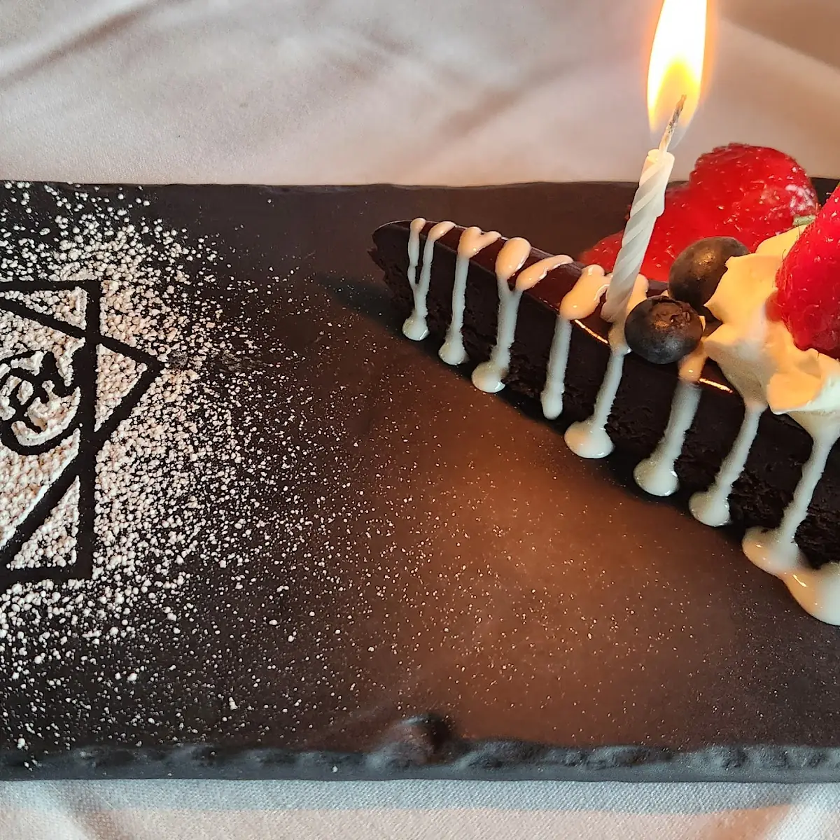 Birthday Cake with Strawberry