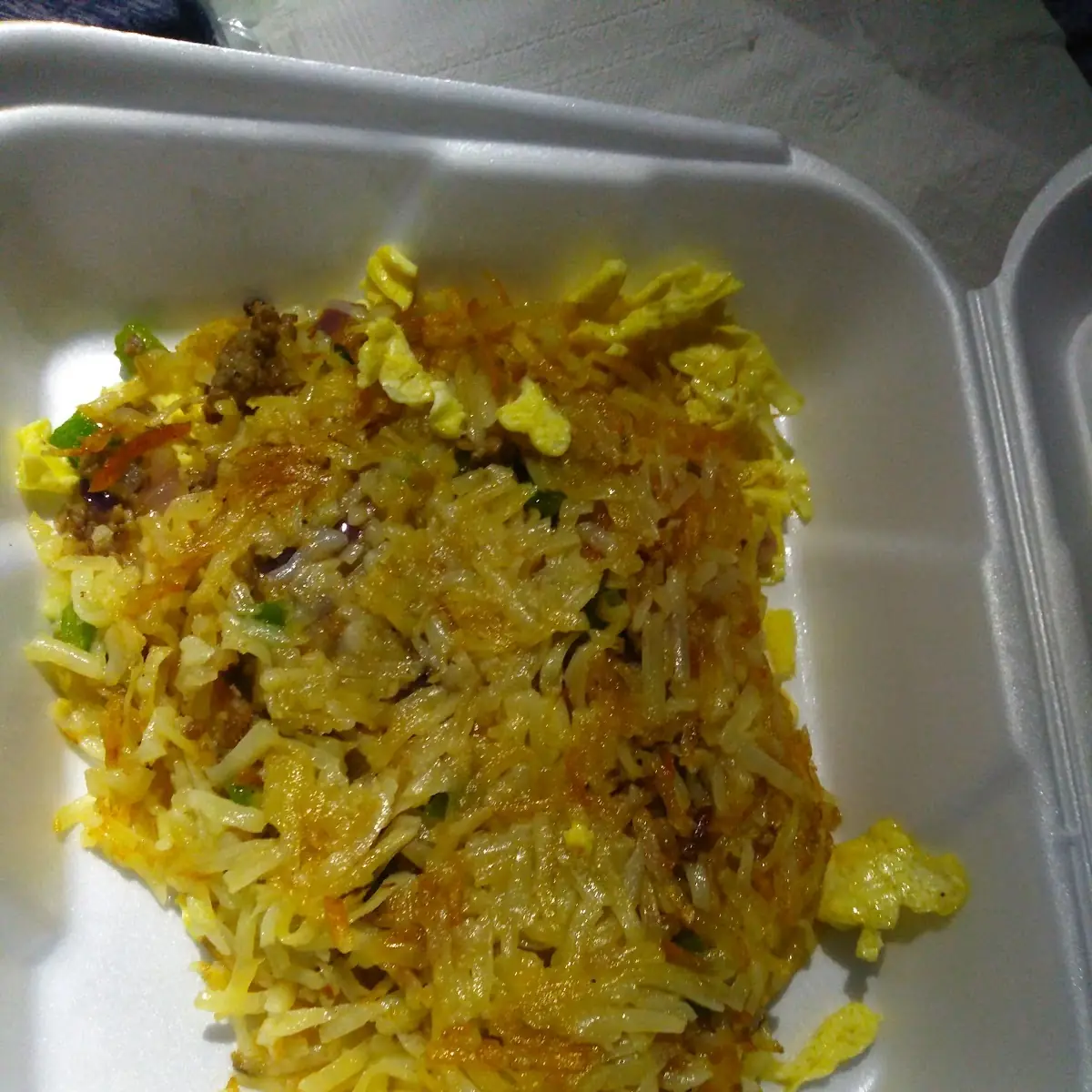 Hash Browns Scrambled Eggs and Sausage