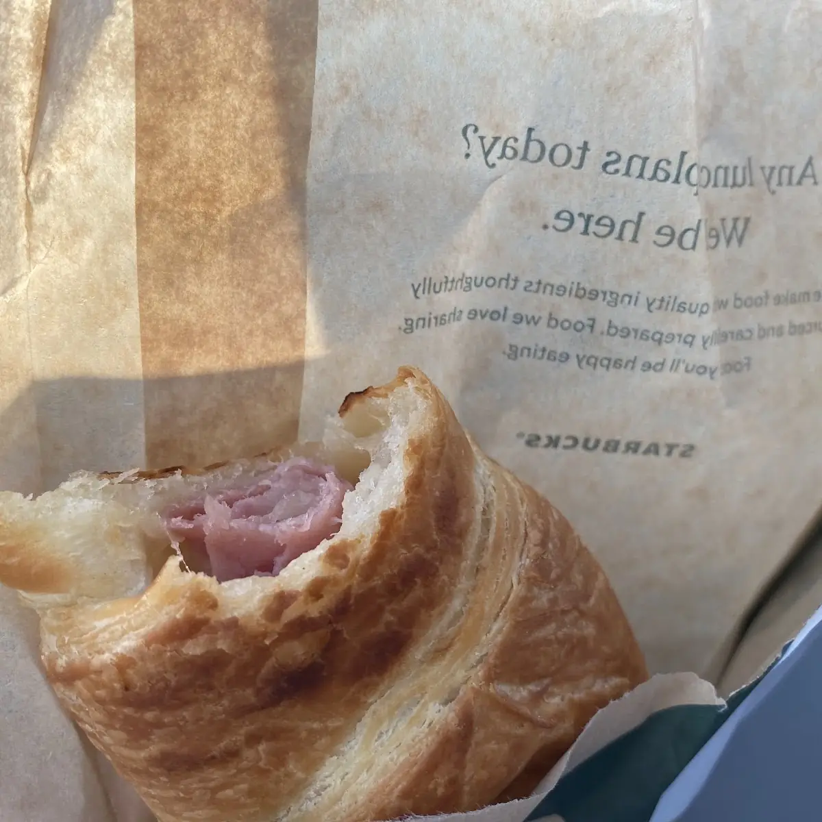 Ham & Swiss Croissant