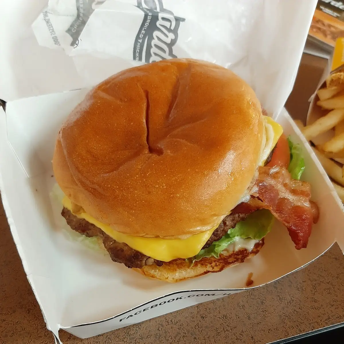 Burger and Fries