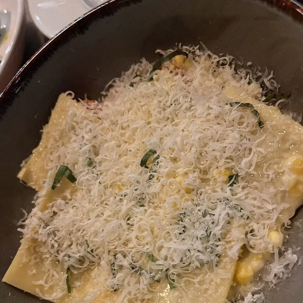 Sweet Corn Ravioli