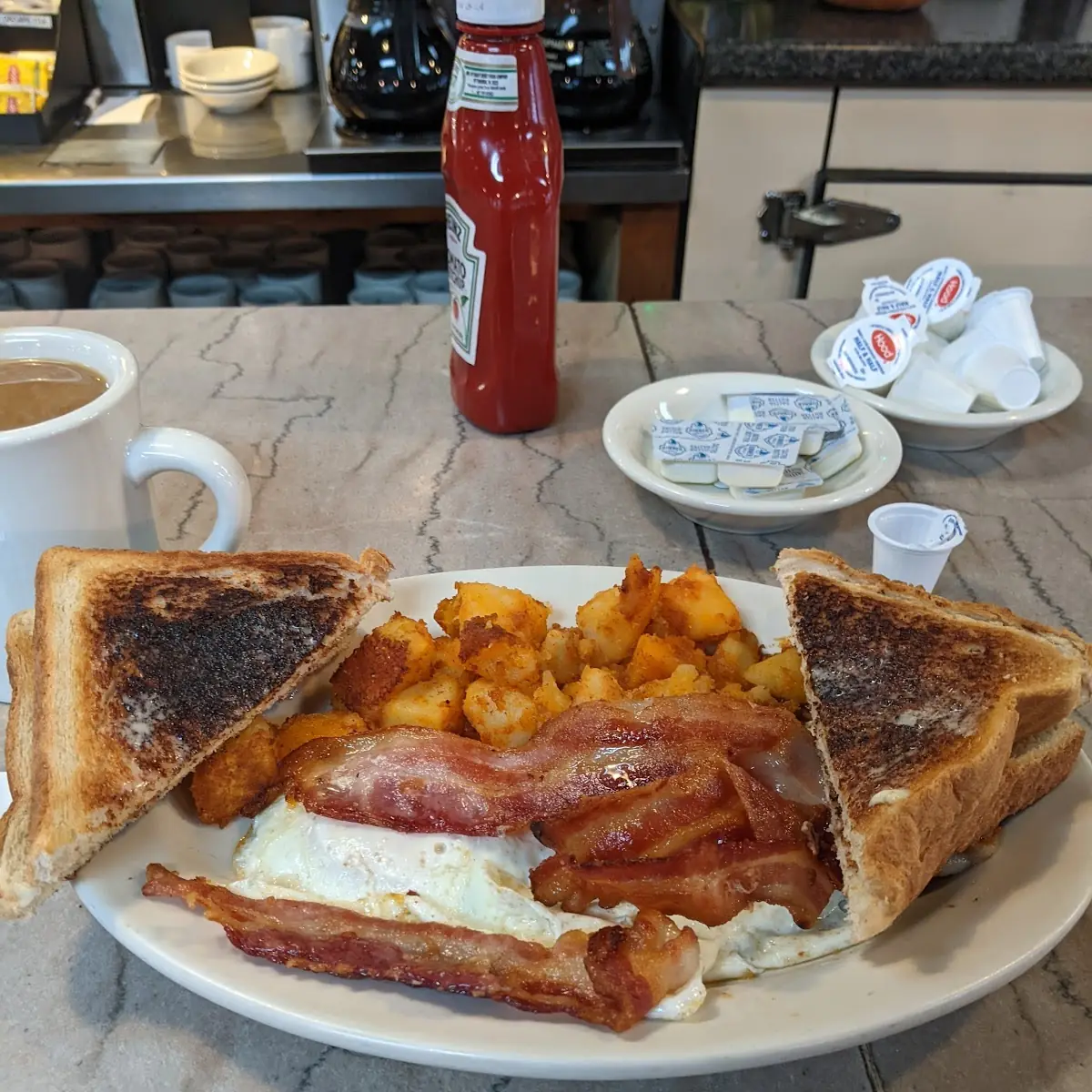 Two Eggs Any Style with Bacon