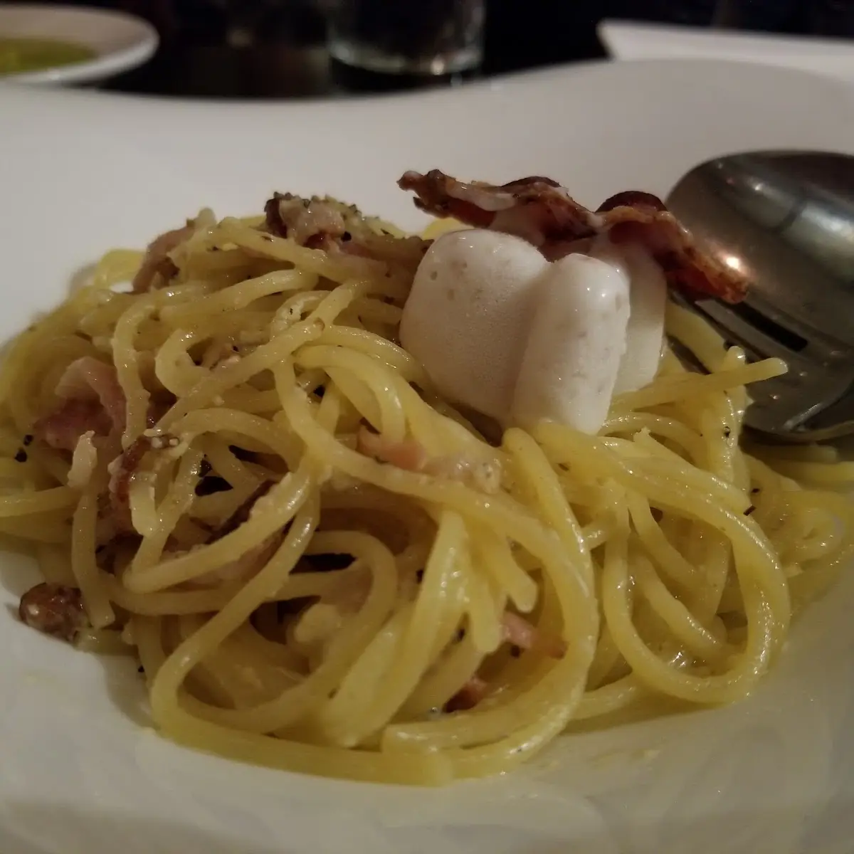 Spaghetti Carbonara with Guanciale