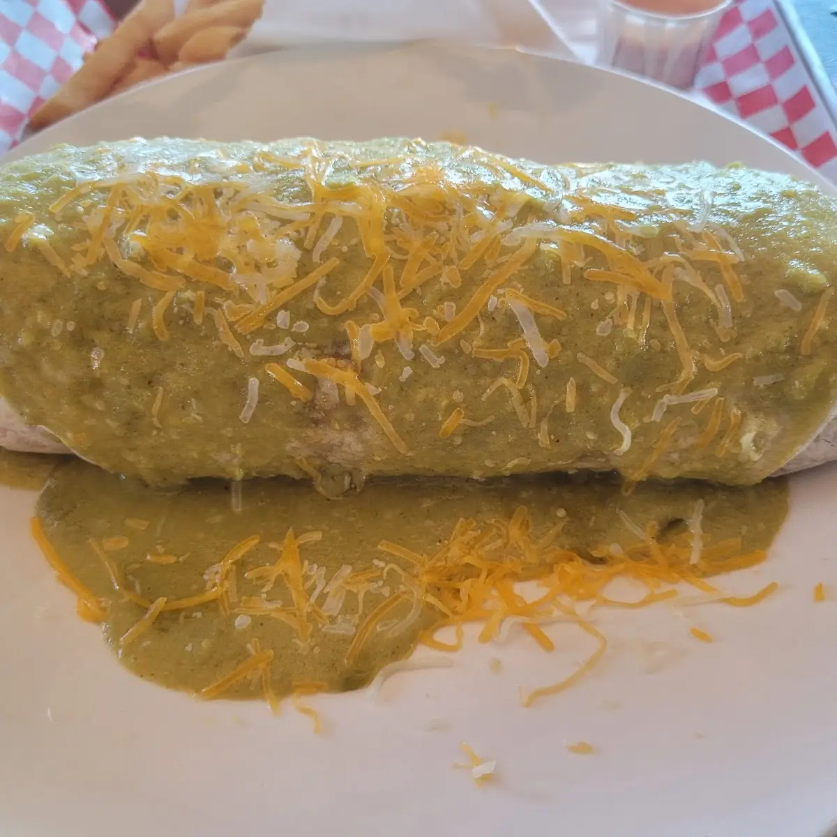 Chile Verde Nachos