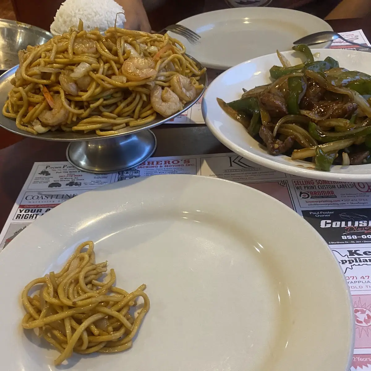 Large Shrimp Lo Mein