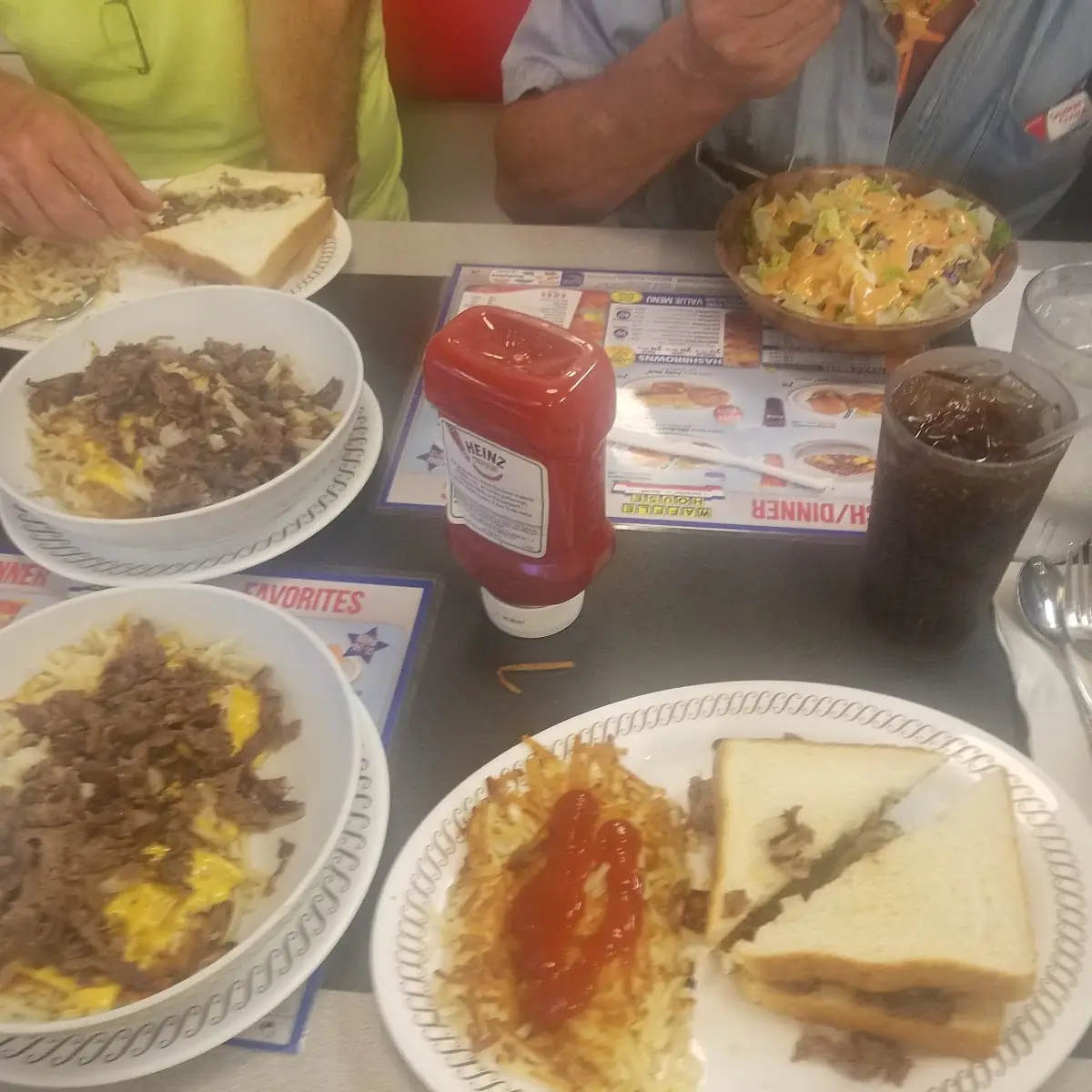 Steak & Cheese Sandwich Hash Brown Potatoes
