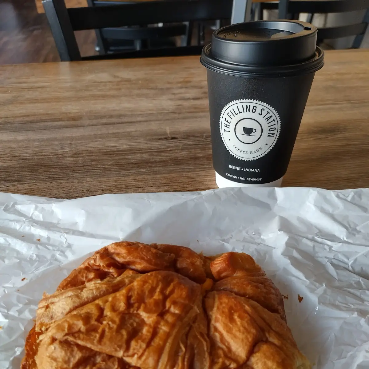Croissant Sandwich Bacon Egg and Cheese