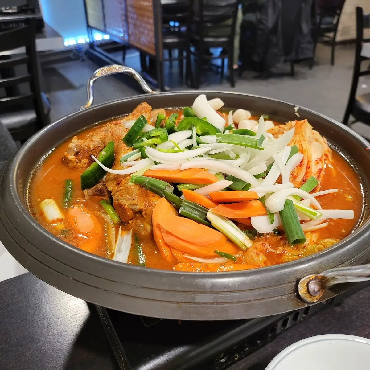 Pork Back Ribs Kimchi Jjigae