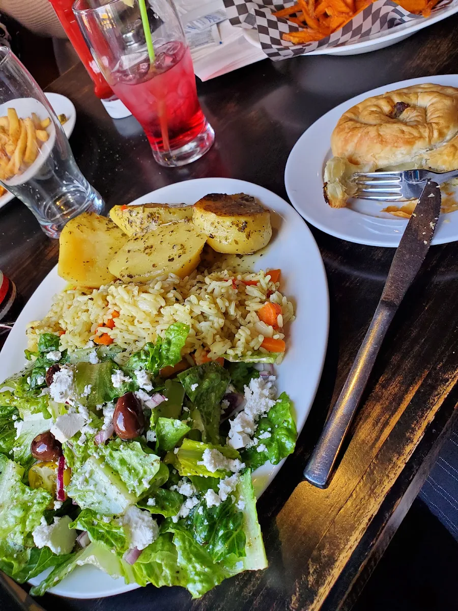 Spanakopita or Tiropita Dinner, Q BBQ Public House