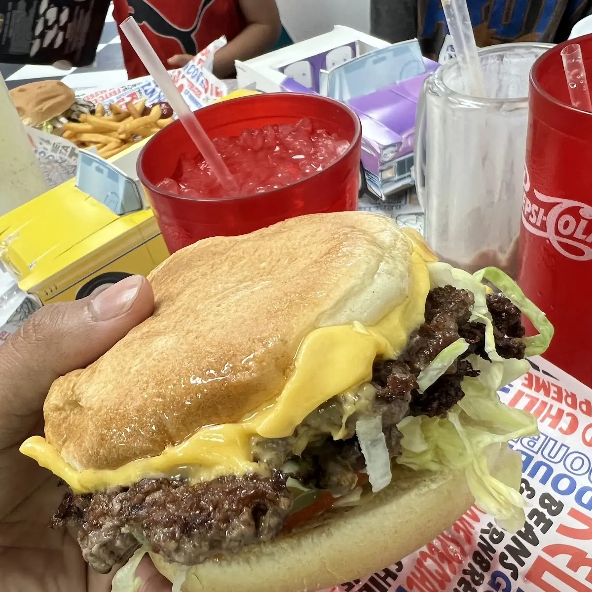 Diner Double Cheeseburger