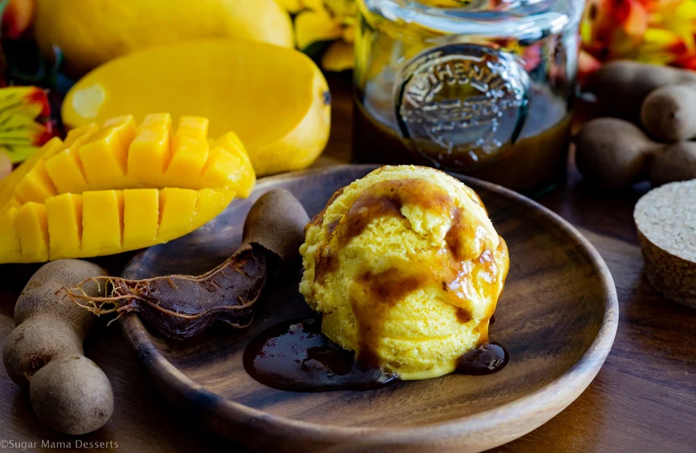 Mango Pineapple Coconut Sorbet