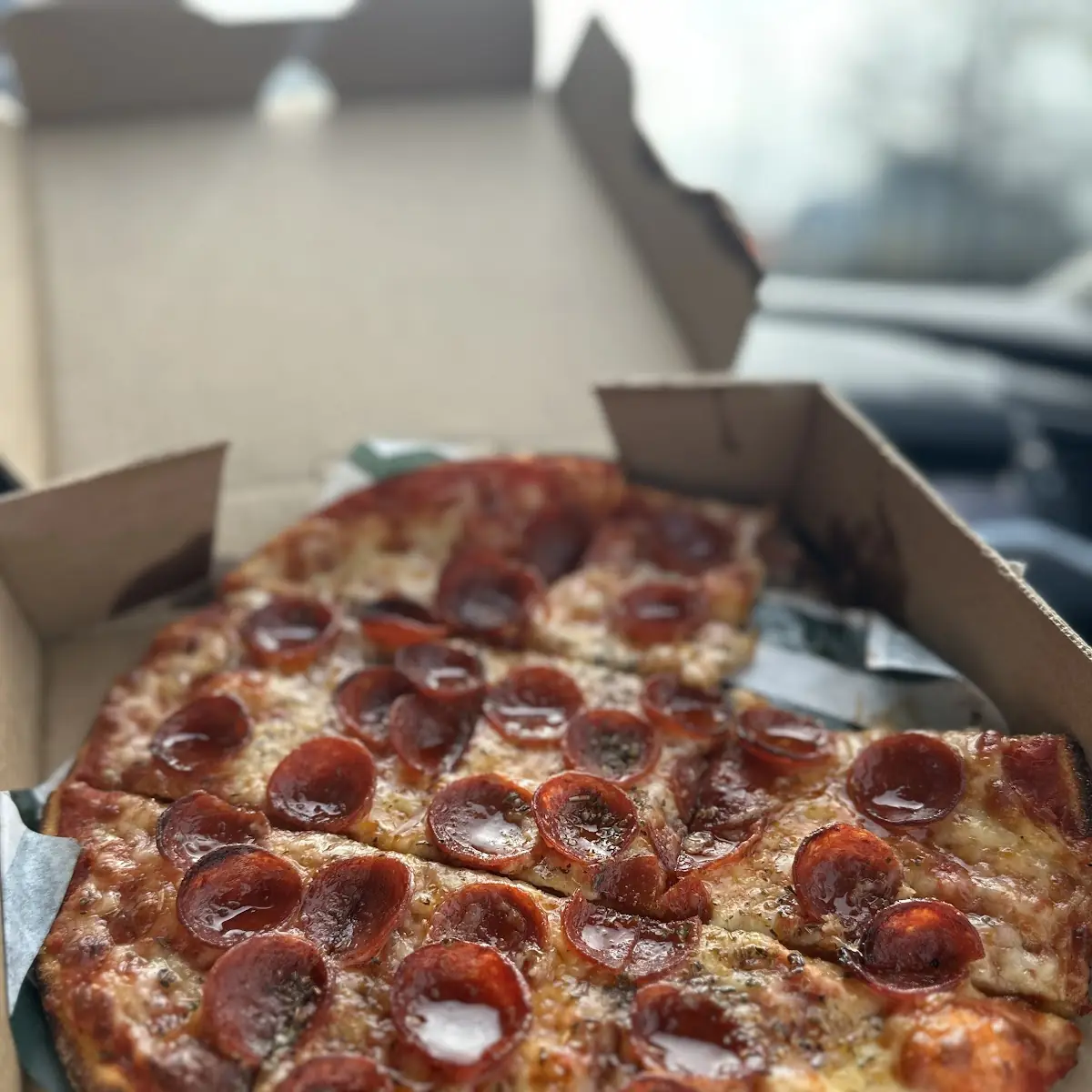 Pepperoni Pizza with Dipping Sauce