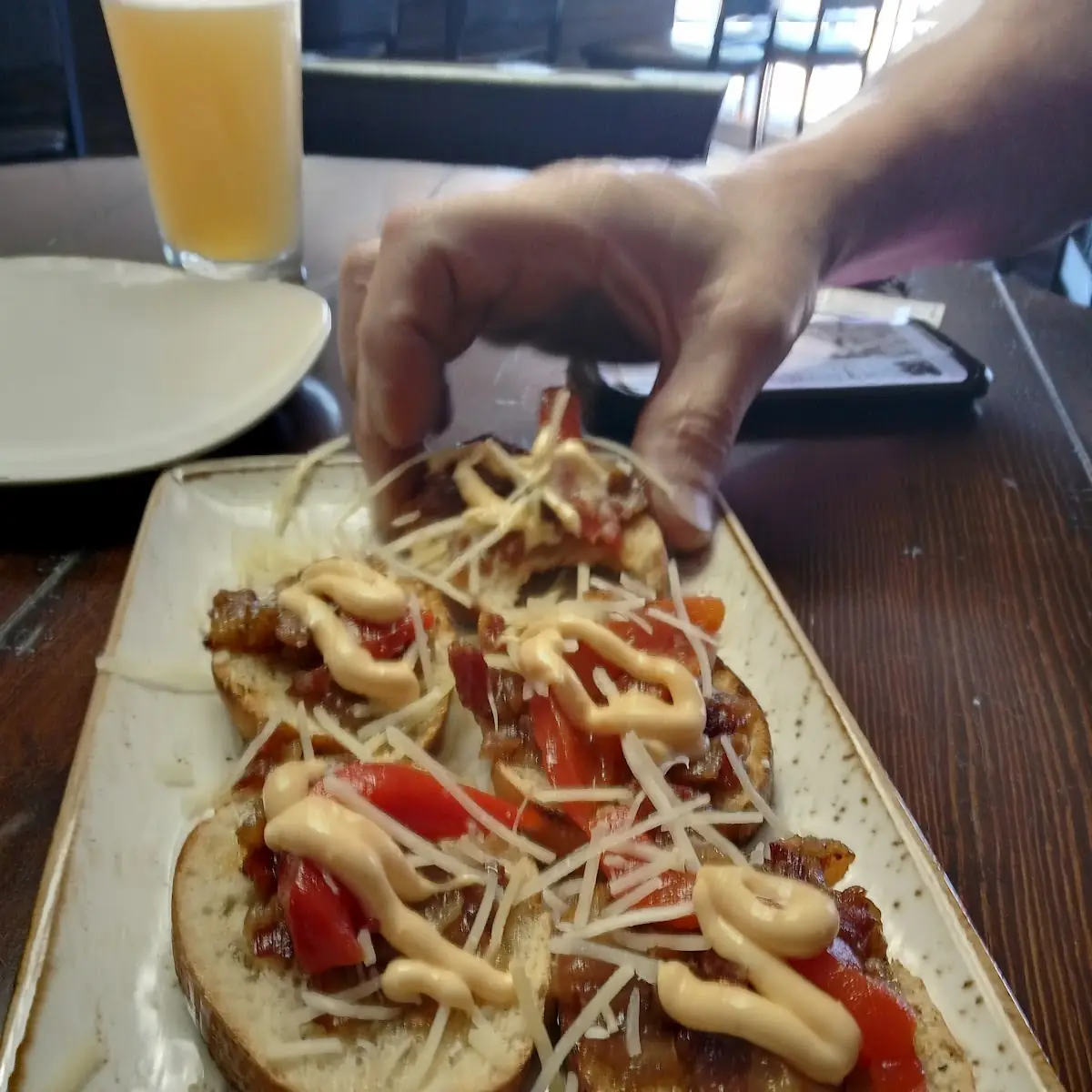 Bacon Jam Brushetta