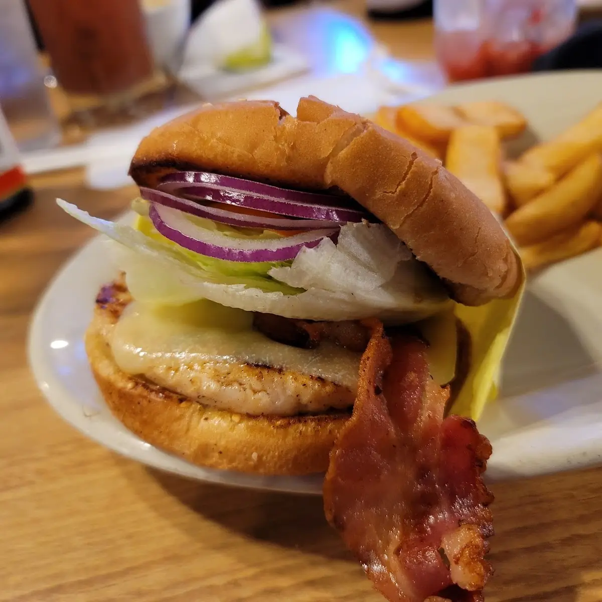 Hickory Bacon Cheese Burger