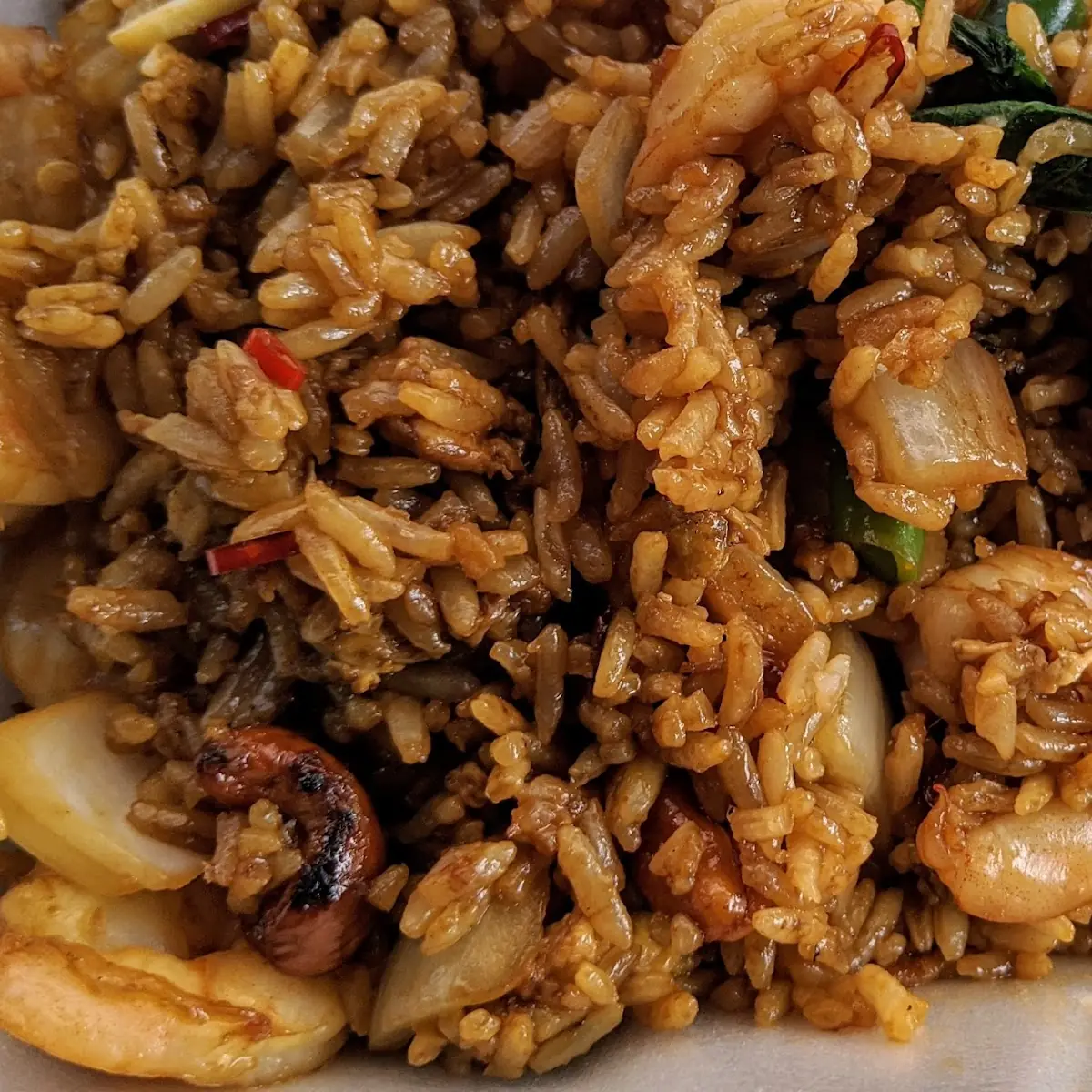 Chicken & Shrimp Thai Basil Fried Rice