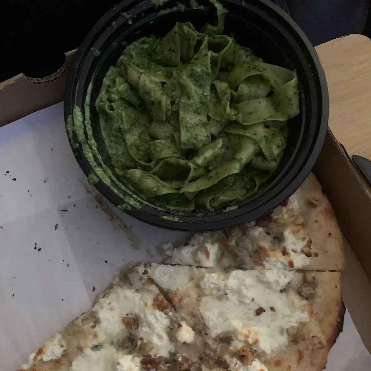 Half a Pizza Bianca