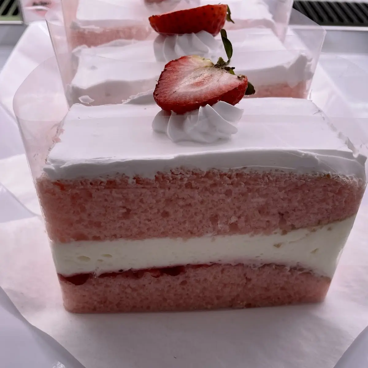 Strawberry Cake Slice