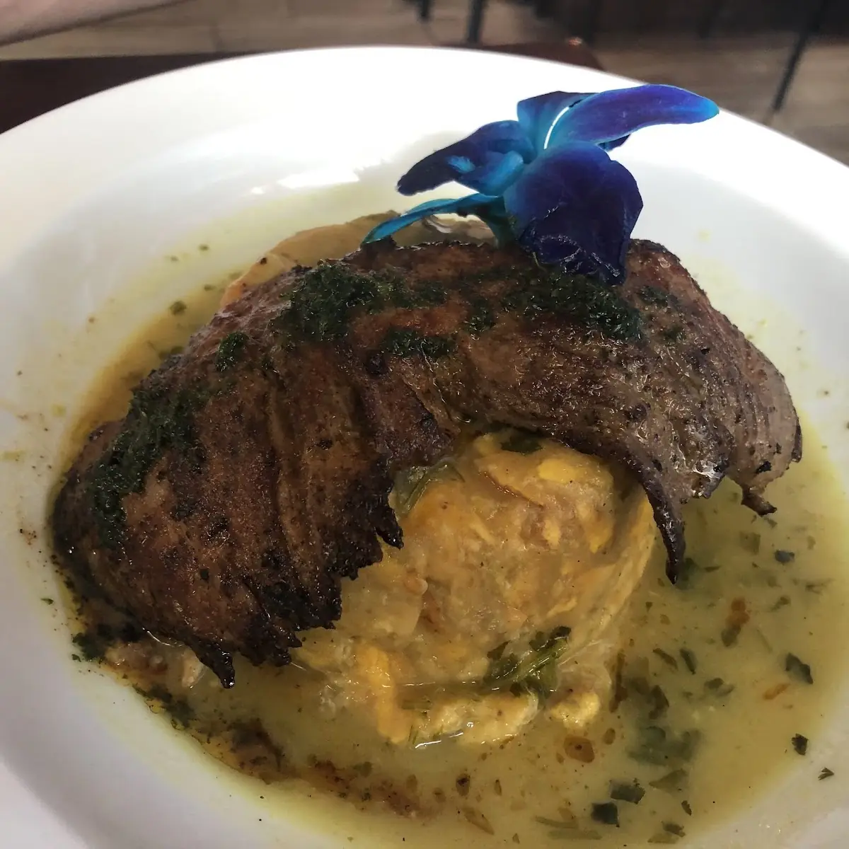 Steak Churrasco Mofongo