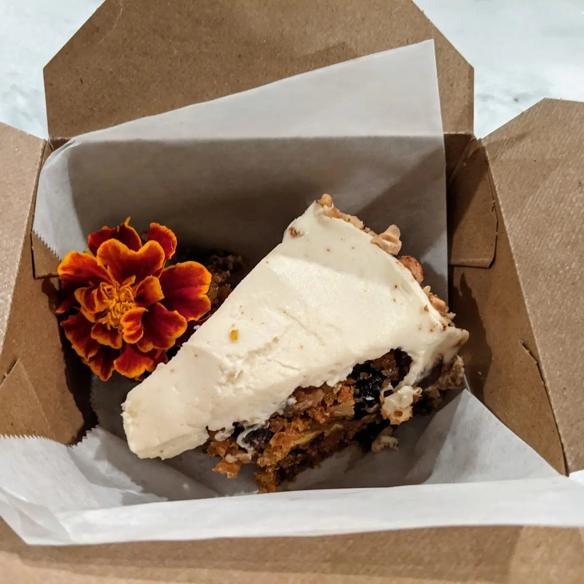 Organic Carrot Cake