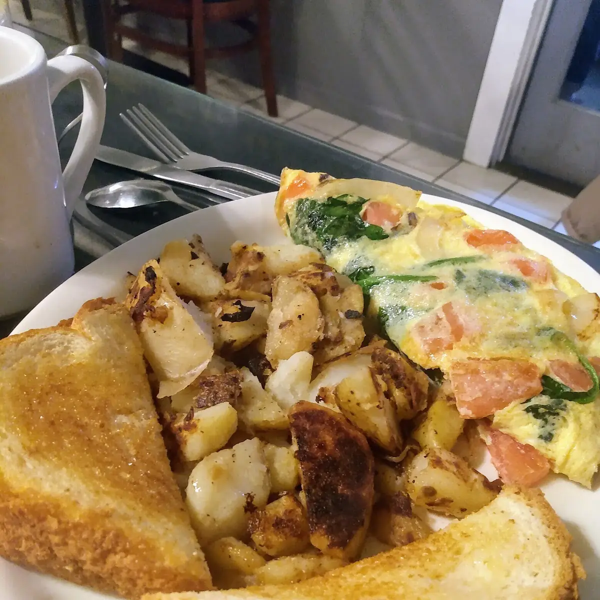 Spinach Omelette