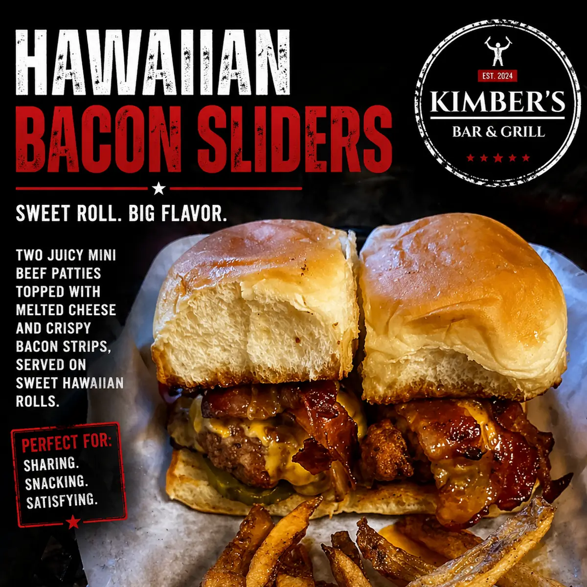 Bacon Cheese Burger Sliders