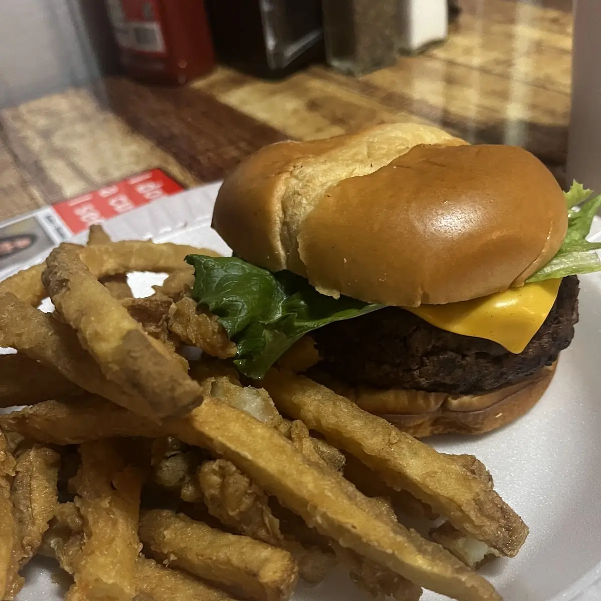 Burger and Fries