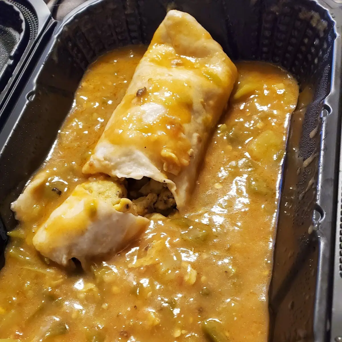 Smothered Breakfast Burrito
