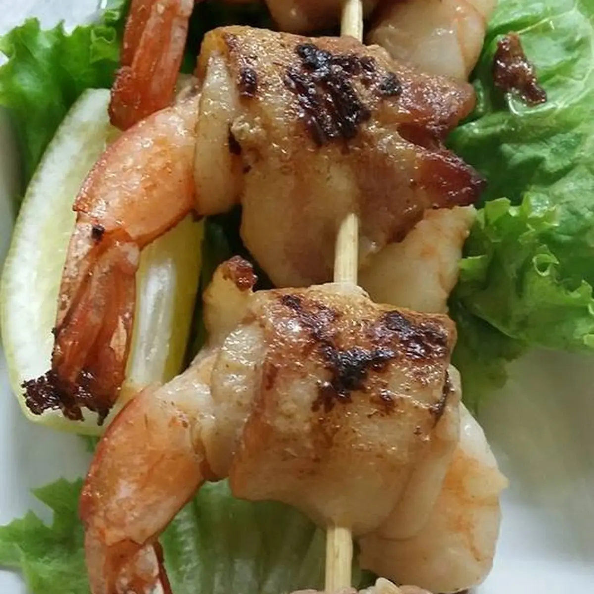 Bacon Wrapped Jumbo Prawns