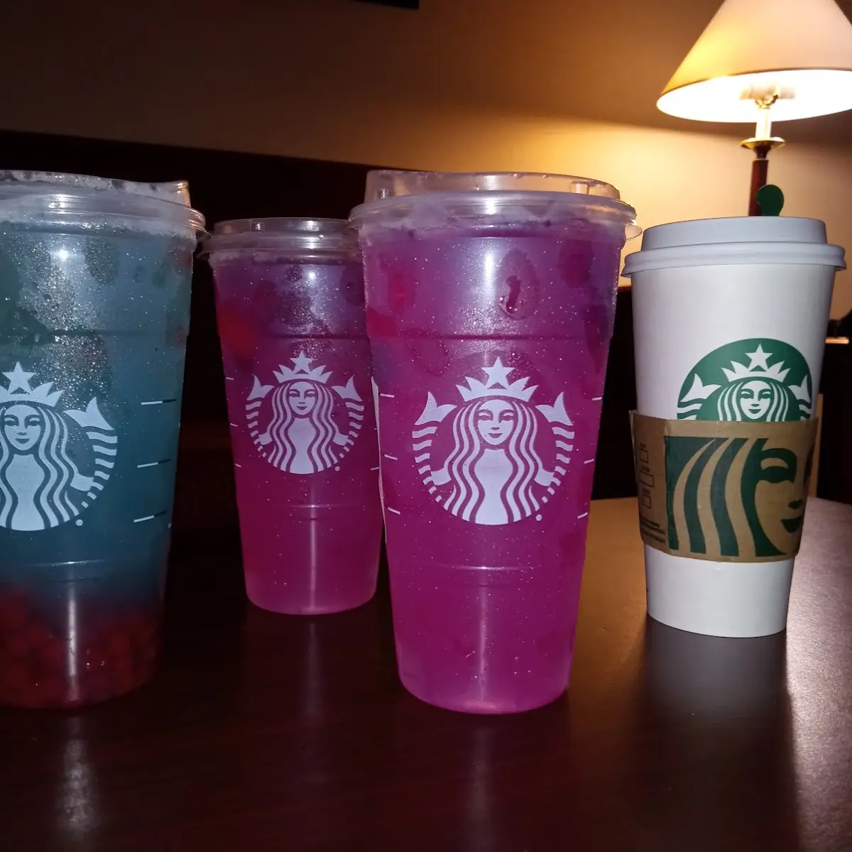 Summer Berry Lemonade and Dragon Fruit Refreshers