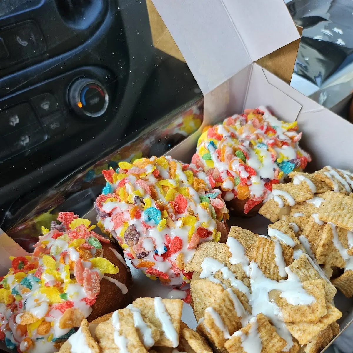 Cinnamon Toast and Fruity Pebbles