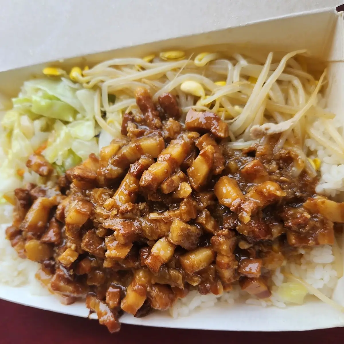 Minced Pork Belly Bento