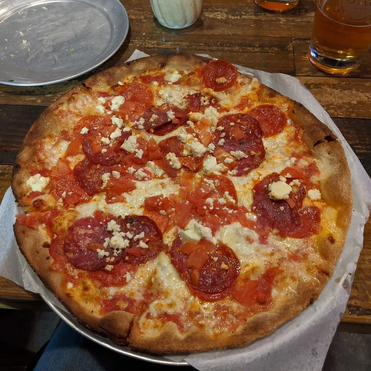 Pepperoni and Sausage Pizza